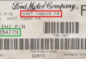 Ford - Mustang S-197 vanaf 2005 Body Control Module reparatie